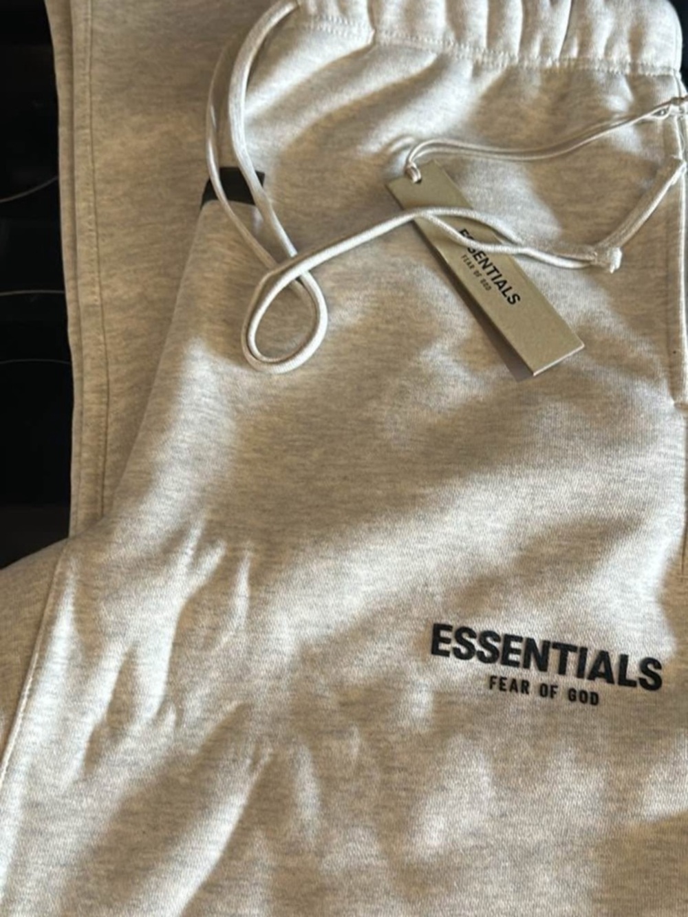 Fear of God ESSENTIALS Light Oatmeal sweatpants